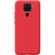 Чехол силиконовый Xiaomi Redmi Note 9 Красный