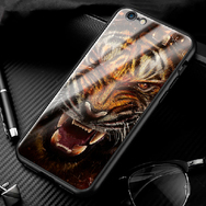 Защитный чехол BoxFace Glossy Panel Apple iPhone 6 / 6s Tiger
