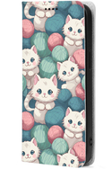 Чохол-книжка BoxFace для Samsung Galaxy A03 Core (A032) Котики Клубочки