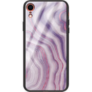 Защитный чехол BoxFace Glossy Panel Apple iPhone XR Purple Marble