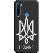 Черный чехол Uprint Xiaomi Redmi Note 8 Тризуб монограмма ukraine