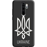 Черный чехол Uprint Xiaomi Redmi Note 8 Pro Тризуб монограмма ukraine