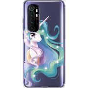 Чехол со стразами Xiaomi Mi Note 10 Lite Unicorn Queen