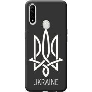 Черный чехол BoxFace Oppo A31 Тризуб монограмма ukraine