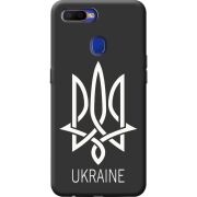 Черный чехол BoxFace OPPO A5S Тризуб монограмма ukraine