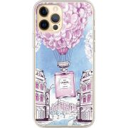 Чехол со стразами Apple iPhone 12 Pro Max Perfume bottle