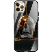 Защитный чехол BoxFace Glossy Panel Apple iPhone 12 Pro Max Gold Skull