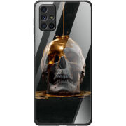 Защитный чехол BoxFace Glossy Panel Samsung M515 Galaxy M51 Gold Skull