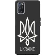 Черный чехол BoxFace OPPO A52 /A72 Тризуб монограмма ukraine