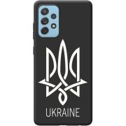 Черный чехол BoxFace Samsung A725 Galaxy A72 Тризуб монограмма ukraine
