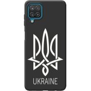 Черный чехол BoxFace Samsung A225 Galaxy A22 Тризуб монограмма ukraine