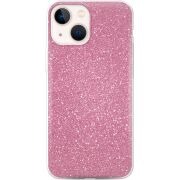 Чехол с блёстками Apple iPhone 13 Розовый