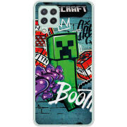 Чехол BoxFace Samsung Galaxy M22 (M225)  Minecraft Graffiti