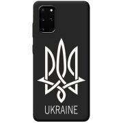 Черный чехол BoxFace Samsung Galaxy S20 Plus (G985) Тризуб монограмма ukraine