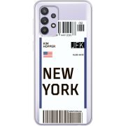 Прозрачный чехол BoxFace Samsung Galaxy A33 (A336) Ticket New York