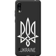 Черный чехол BoxFace ZTE Blade A5 2020 Тризуб монограмма ukraine