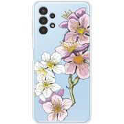 Прозрачный чехол BoxFace Samsung Galaxy A13 4G (A135) Cherry Blossom