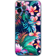 Чехол BoxFace Apple iPhone 12 Pro flowers in the tropics