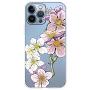 Прозрачный чехол BoxFace Apple iPhone 13 Pro Max Cherry Blossom