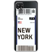 Прозрачный чехол BoxFace Samsung Galaxy A22 5G (A226) Ticket New York