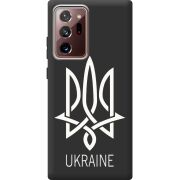Черный чехол Uprint Samsung N985 Galaxy Note 20 Ultra Тризуб монограмма ukraine