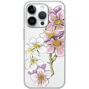 Прозрачный чехол BoxFace Apple iPhone 14 Pro Cherry Blossom