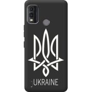 Черный чехол BoxFace Nokia G11 Plus Тризуб монограмма ukraine