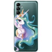 Чехол со стразами BoxFace Samsung Galaxy A04s (A047) Unicorn Queen