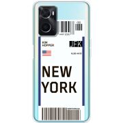 Прозрачный чехол BoxFace OPPO A76 Ticket New York