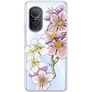 Прозрачный чехол BoxFace Huawei Nova 9 SE Cherry Blossom