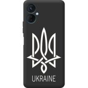Черный чехол BoxFace Tecno Spark 9 Pro Тризуб монограмма ukraine