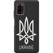 Черный чехол BoxFace Blackview A100 Тризуб монограмма ukraine