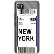 Прозрачный чехол BoxFace Tecno POP 4 LTE Ticket New York