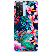 Чехол BoxFace OPPO A77 flowers in the tropics