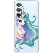Чехол со стразами Samsung Galaxy A54 5G (A546) Unicorn Queen