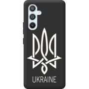 Черный чехол BoxFace Samsung Galaxy A54 5G (A546) Тризуб монограмма ukraine