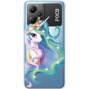 Чехол со стразами Xiaomi Poco X5 5G Unicorn Queen