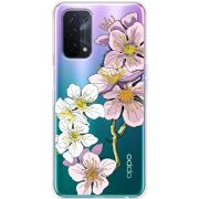 Прозрачный чехол BoxFace OPPO A74 5G Cherry Blossom