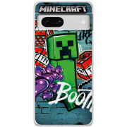 Чехол BoxFace Google Pixel 7A Minecraft Graffiti