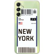 Прозрачный чехол BoxFace Samsung Galaxy A24 (A245) Ticket New York
