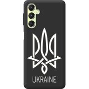 Черный чехол BoxFace Samsung Galaxy A24 (A245) Тризуб монограмма ukraine