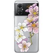 Прозрачный чехол BoxFace Xiaomi Redmi Note 11R Cherry Blossom