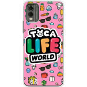 Чехол BoxFace Nokia C32 Toca Boca Life World