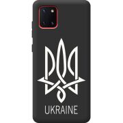 Черный чехол BoxFace Samsung N770 Galaxy Note 10 Lite Тризуб монограмма ukraine
