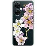 Прозрачный чехол BoxFace OnePlus Nord CE 3 Lite Cherry Blossom