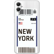 Прозрачный чехол BoxFace Samsung Galaxy A05 (A055) Ticket New York