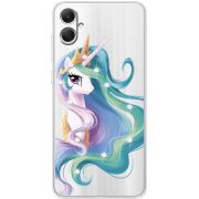 Чехол со стразами Samsung Galaxy A05 (A055) Unicorn Queen