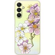 Прозрачный чехол BoxFace Samsung Galaxy A25 (A256) Cherry Blossom