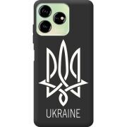 Черный чехол BoxFace ZTE Blade V50 Design 4G Тризуб монограмма ukraine