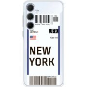 Прозрачный чехол BoxFace Samsung Galaxy A35 5G (A356) Ticket New York